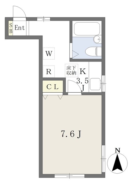 シルクコート真間の物件間取画像