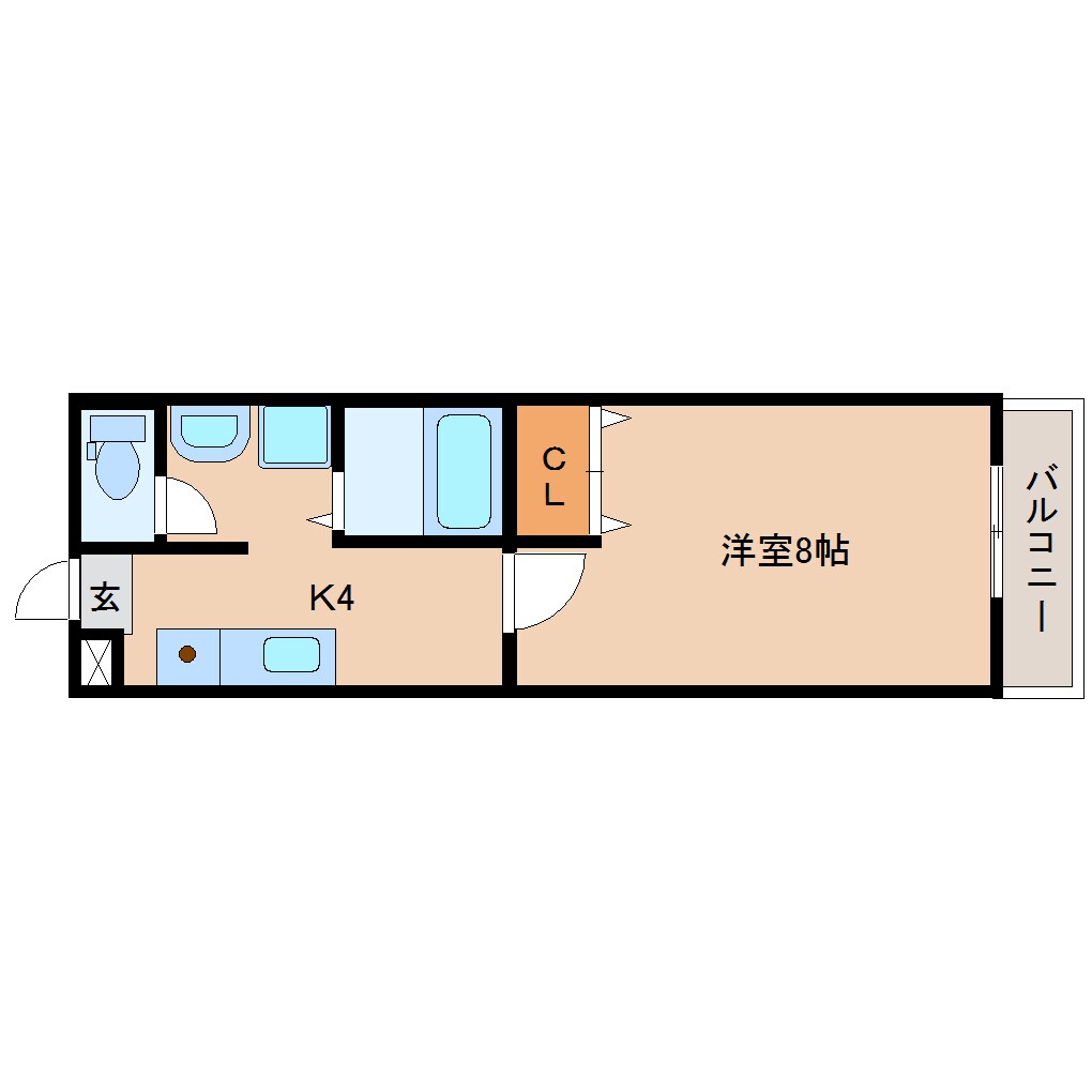 狐ケ崎駅 徒歩10分 1階の物件間取画像