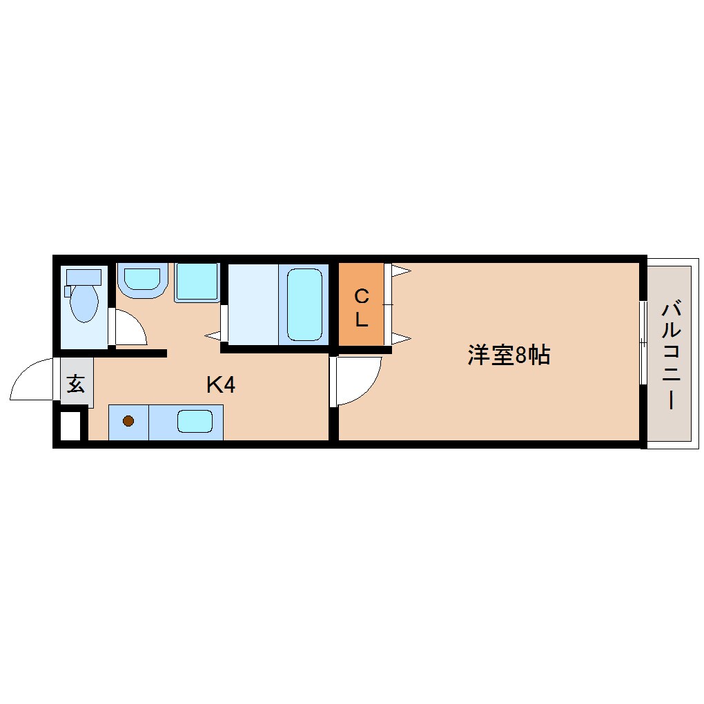 狐ケ崎駅 徒歩10分 1階の物件間取画像