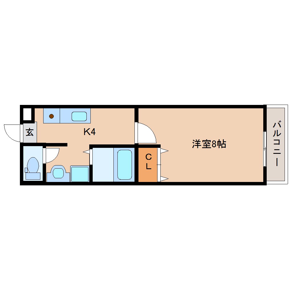 狐ケ崎駅 徒歩10分 2階の物件間取画像