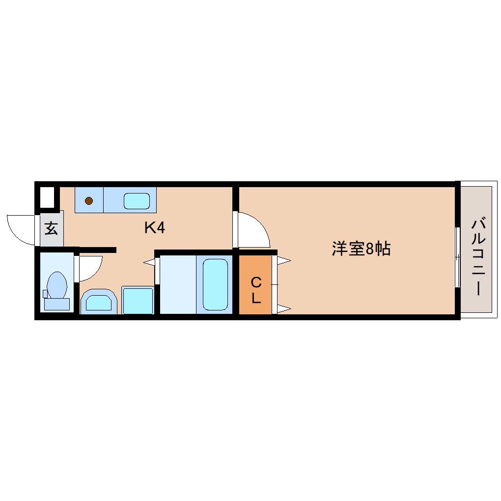 狐ケ崎駅 徒歩10分 2階の物件間取画像