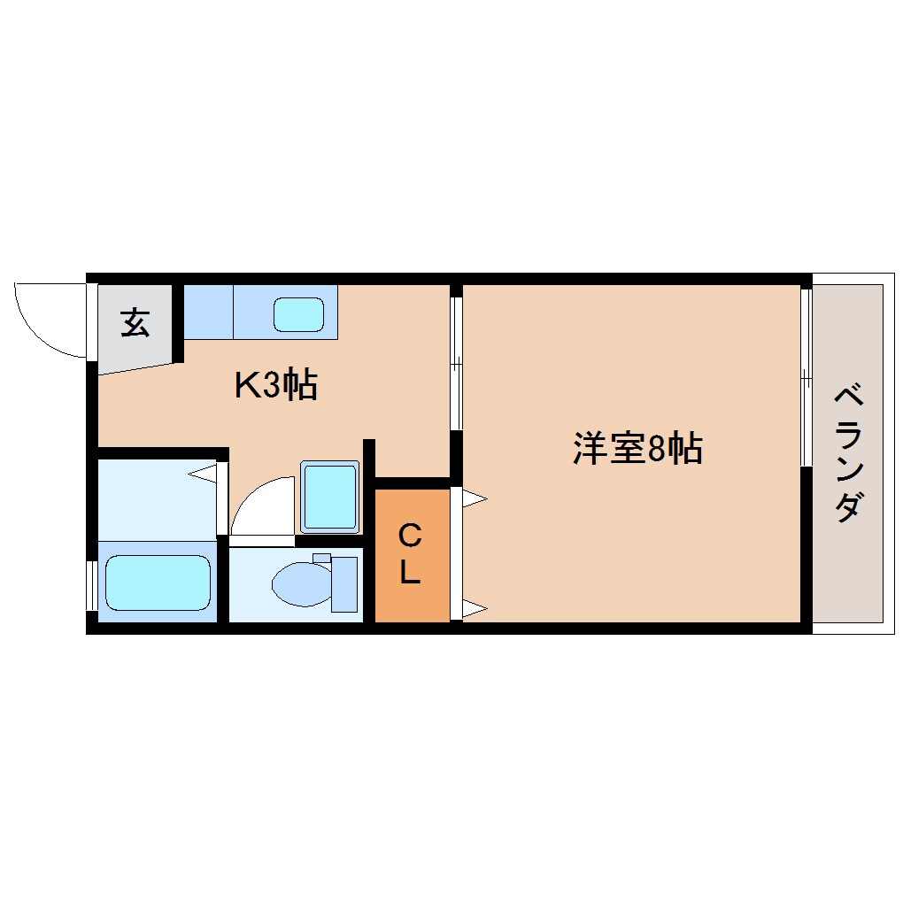 草薙駅 バス10分  瀬名川南下車：停歩13分 2階の物件間取画像