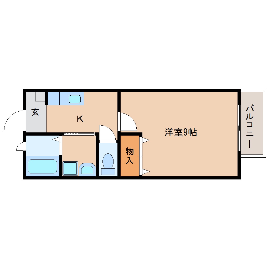 静岡駅 バス30分  鳥坂営業所下車：停歩10分 2階の物件間取画像