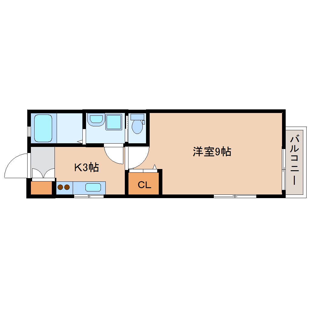 静岡駅 バス24分  中央町下車：停歩15分 1階の物件間取画像