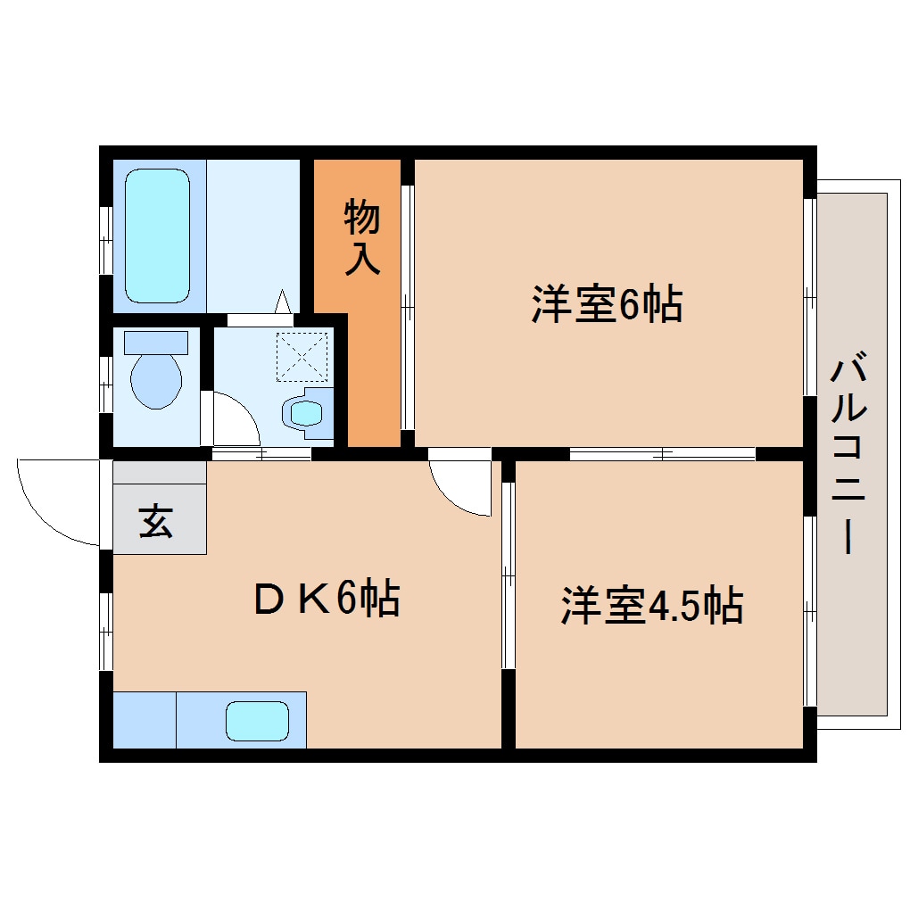 静岡駅 バス20分  南瀬名町下車：停歩19分 1階の物件間取画像