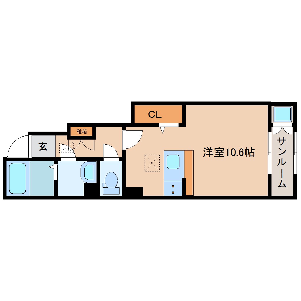 御門台駅 徒歩7分 1階の物件間取画像