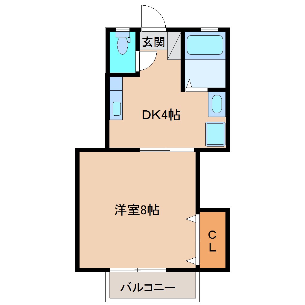 ＣＯＳＵＭＯＳＵ　Ａの物件間取画像