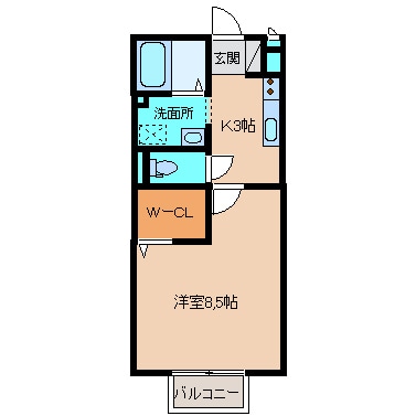 シャトル岬の物件間取画像