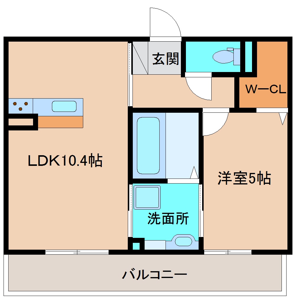 アルモニー　Ｂ棟の物件間取画像