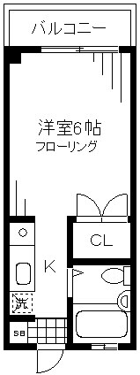 ミールハイツの物件間取画像