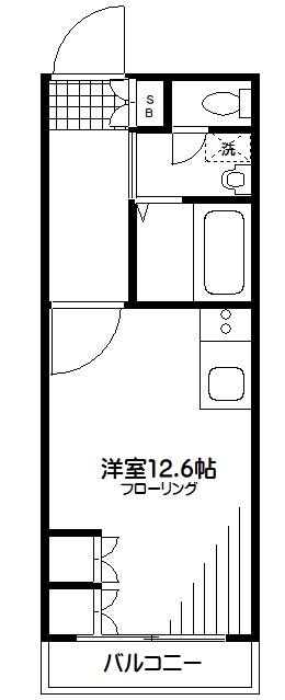 サンメアリーの物件間取画像