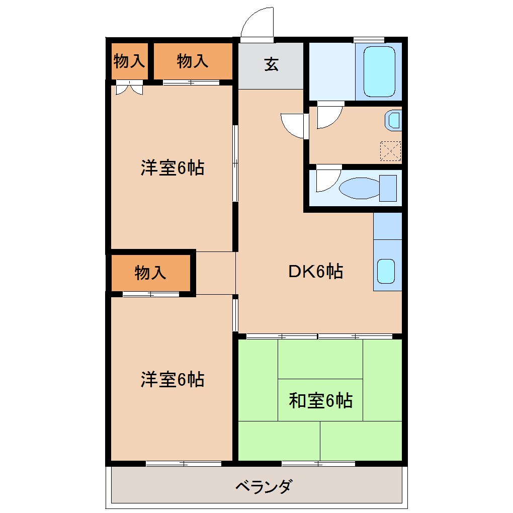 物件間取画像