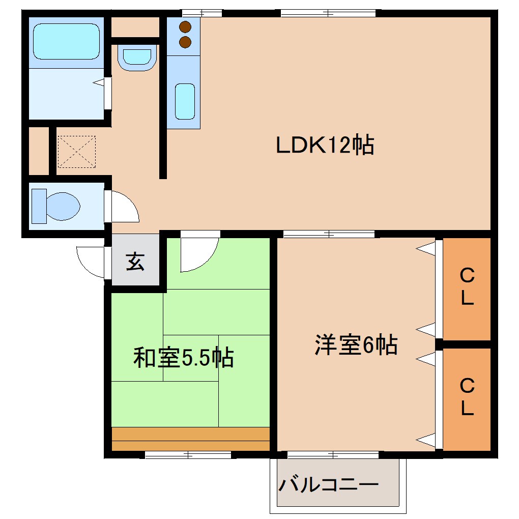 物件間取画像