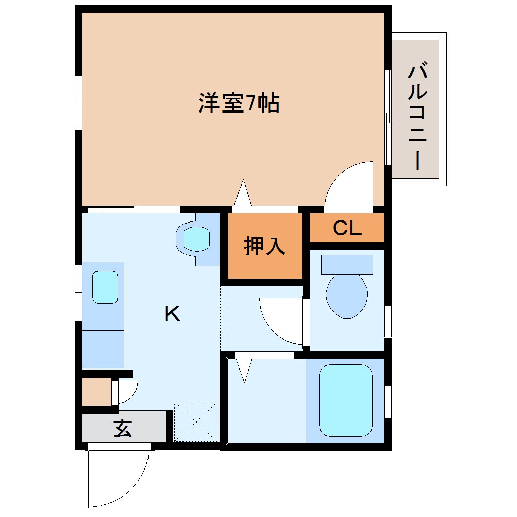 物件間取画像