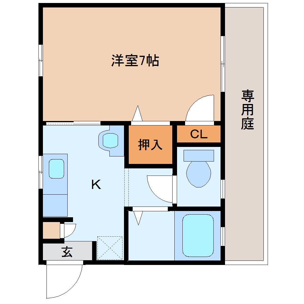 物件間取画像