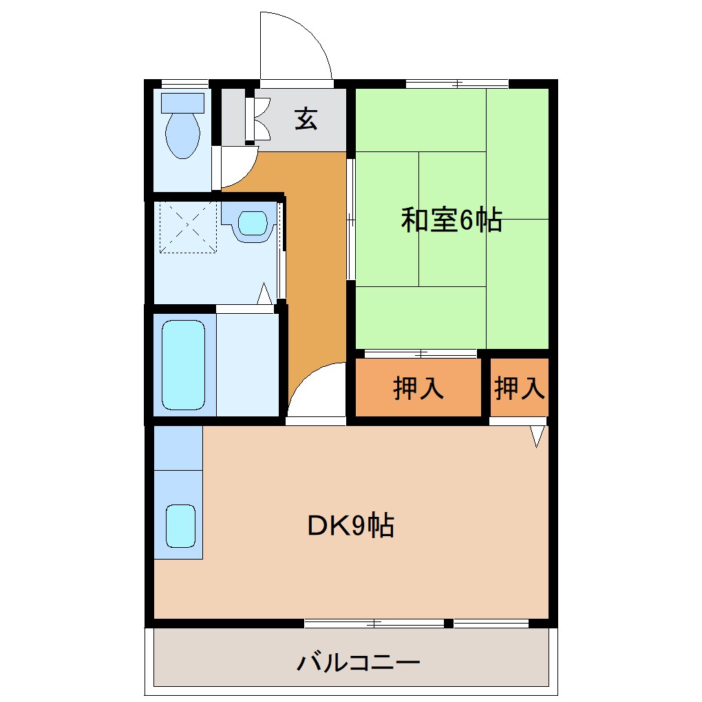 物件間取画像