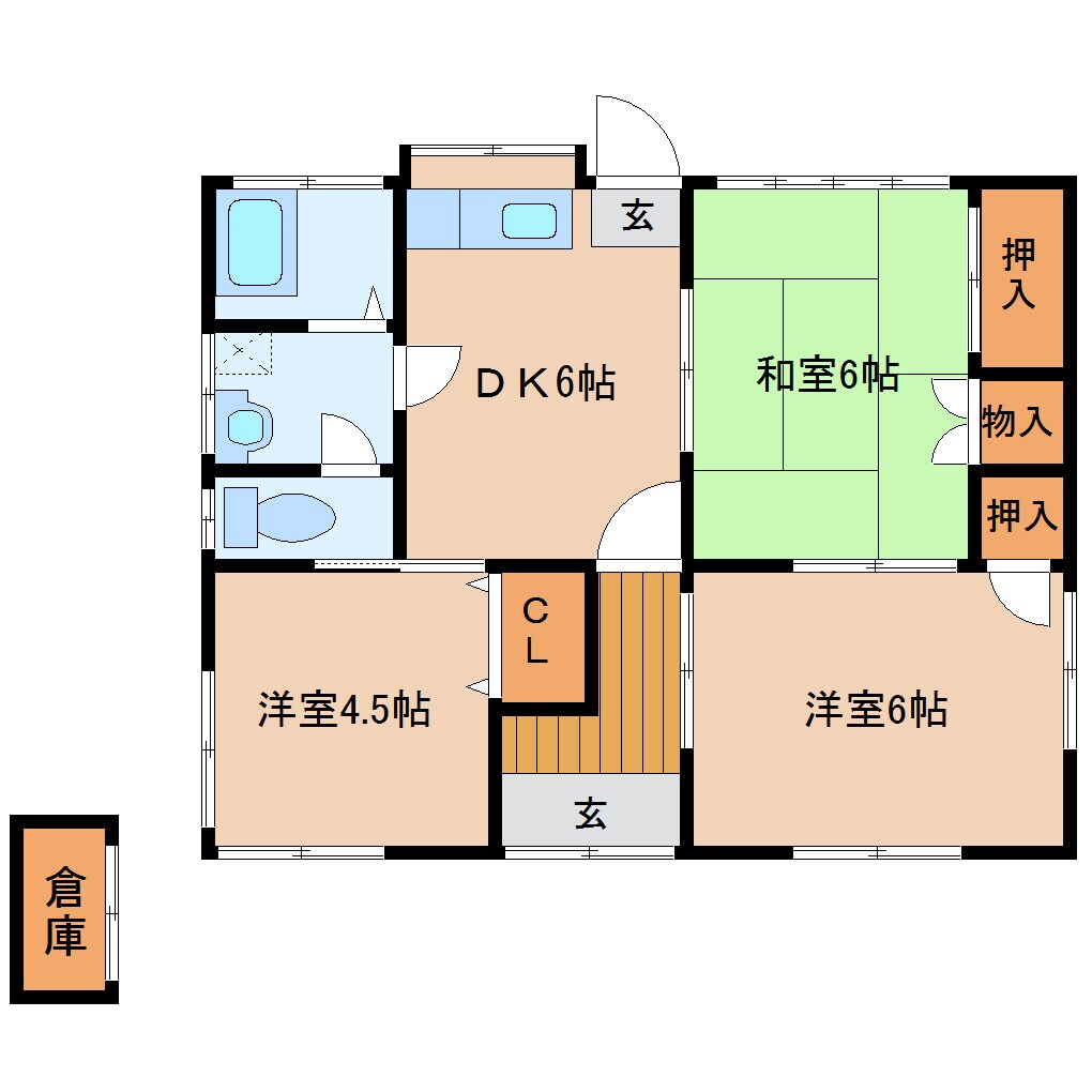 物件間取画像