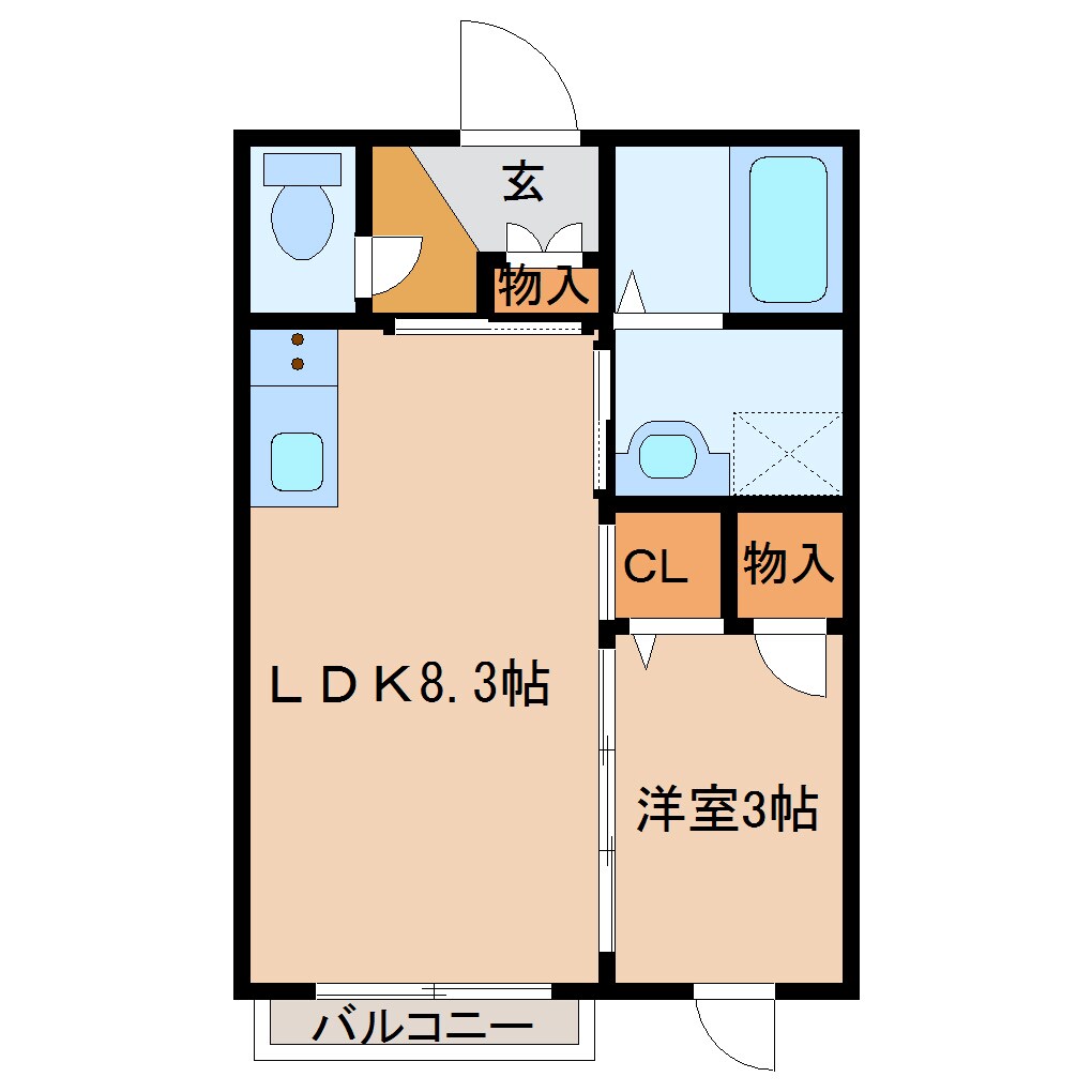 物件間取画像