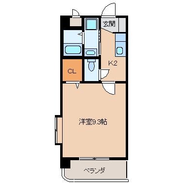 エヴァーグリーンＭの物件間取画像