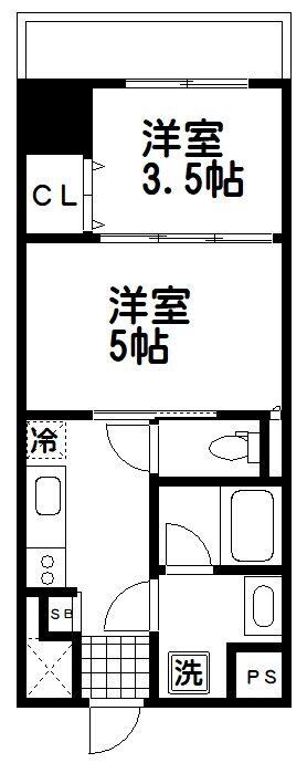 中野駅 徒歩12分 2階の物件間取画像