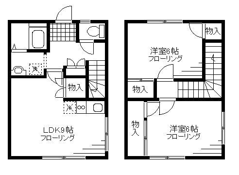 ハイムふじの物件間取画像