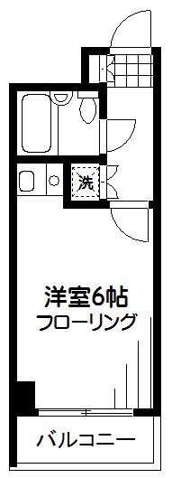 東中野駅 徒歩8分 2階の物件間取画像