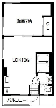 城山マンションの物件間取画像