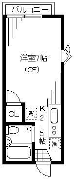 アーバンハイツオノの物件間取画像