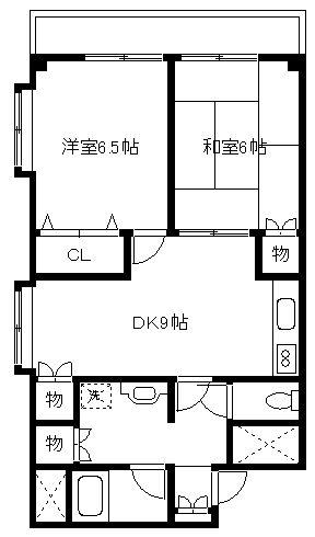 マンション窪寺の物件間取画像