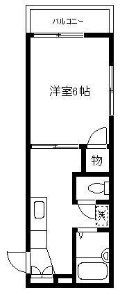 ベルドメール中野の物件間取画像