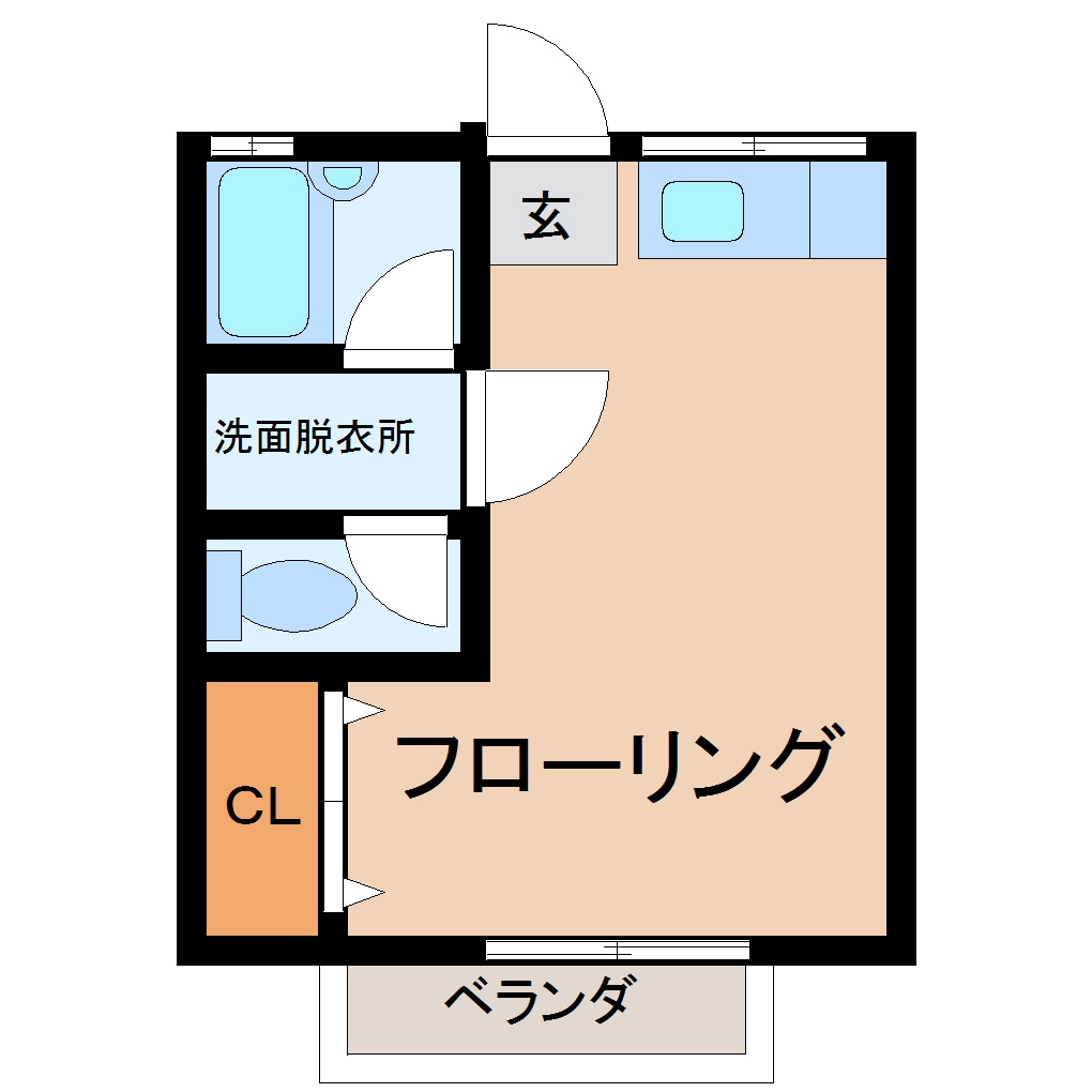 物件間取画像