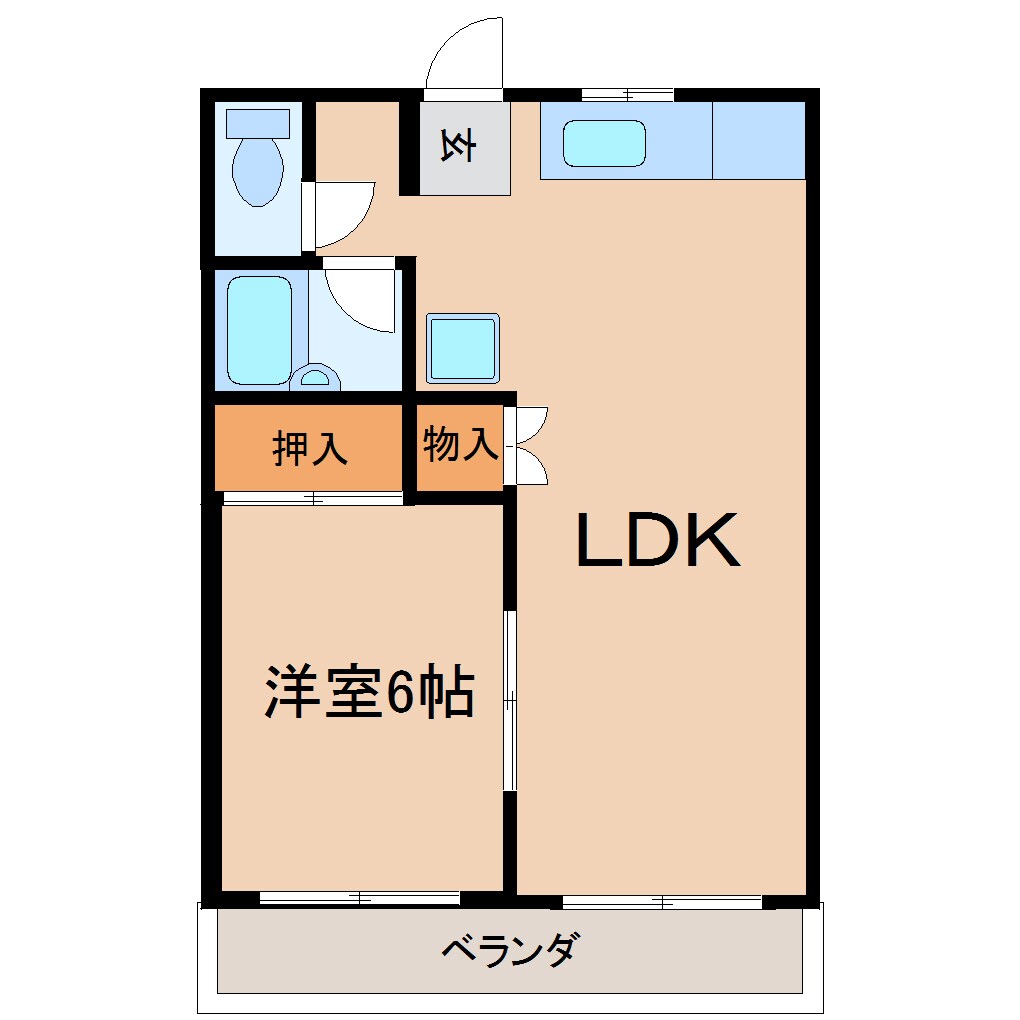 物件間取画像