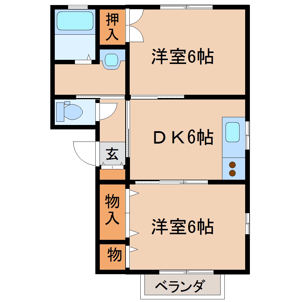 物件間取画像