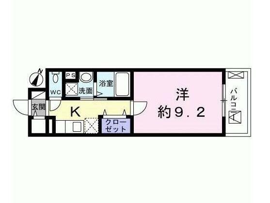 笹塚駅 徒歩7分 4階の物件間取画像