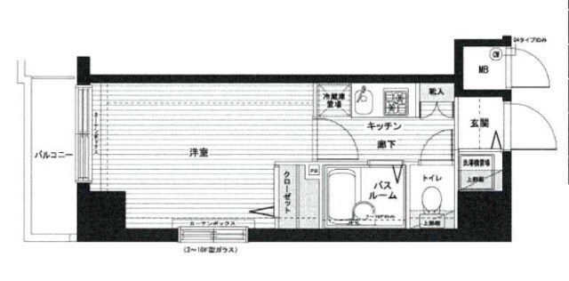 トーシンフェニックス笹塚駅前弐番館の物件間取画像