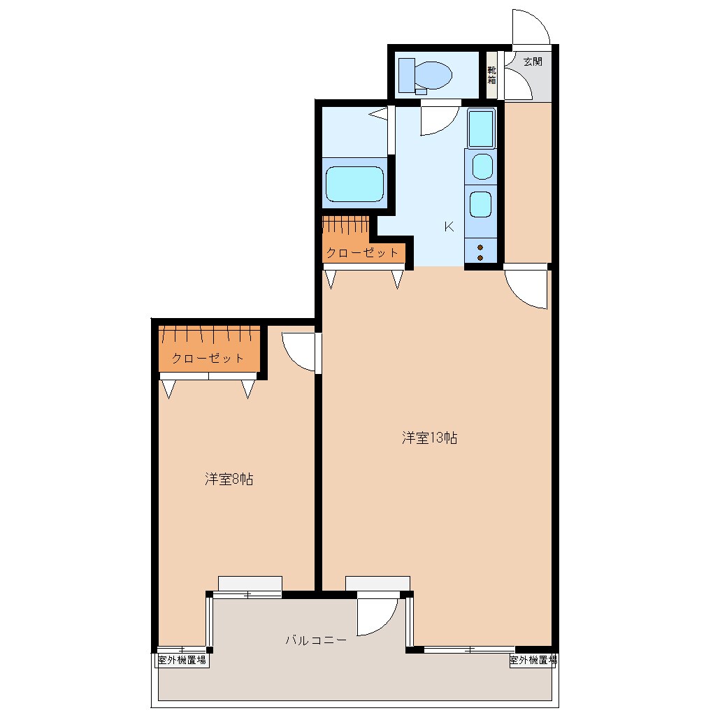 太陽マンションの物件間取画像