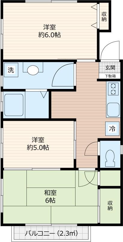 ドミールすずの物件間取画像