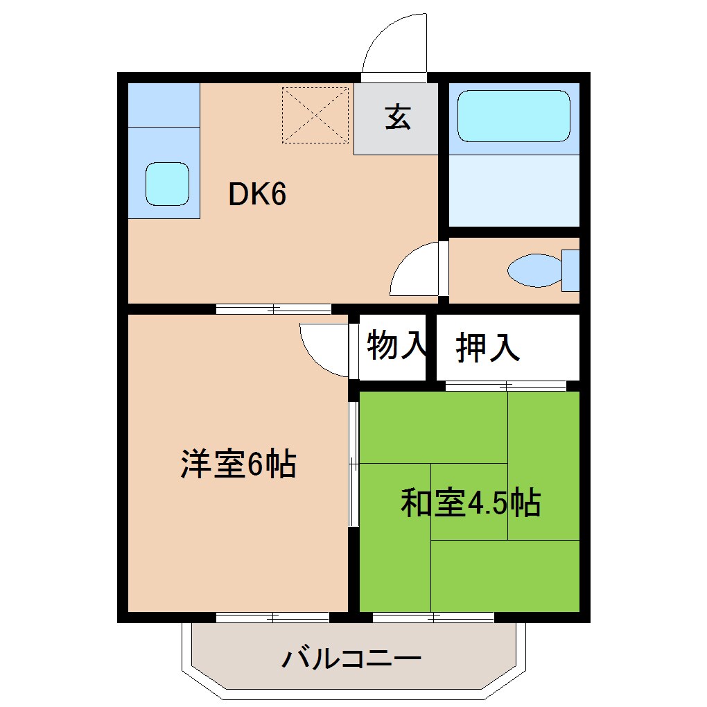 物件間取画像