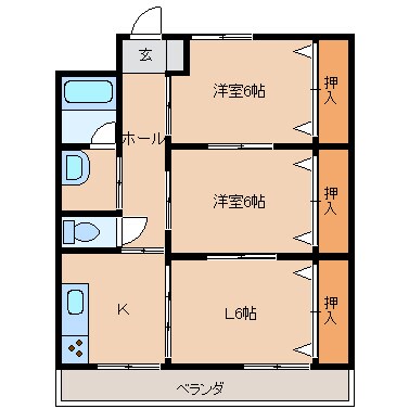 物件間取画像