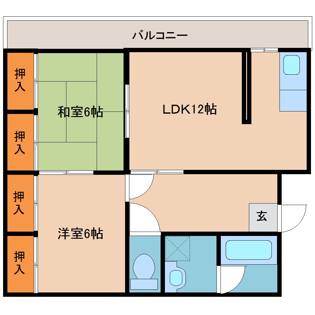 物件間取画像