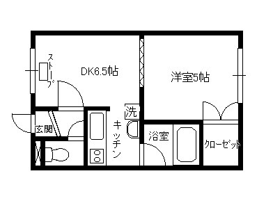 潮見2丁目 徒歩3分 1階の物件間取画像