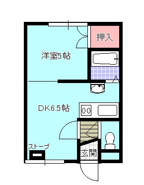 ニューコーポ桂の物件間取画像