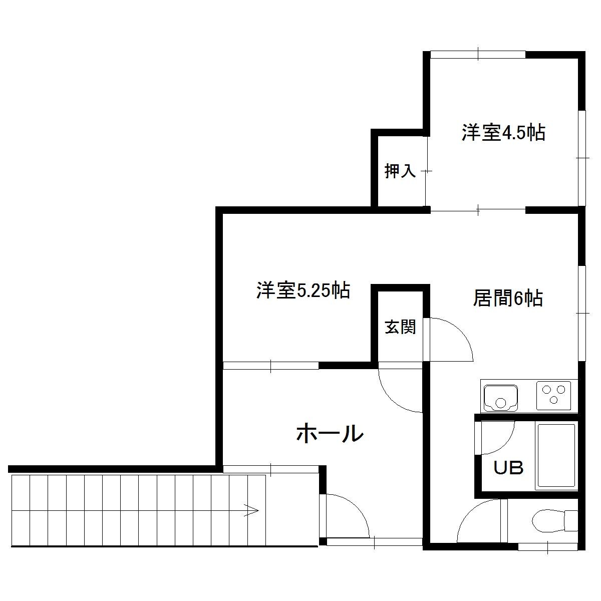 物件間取画像