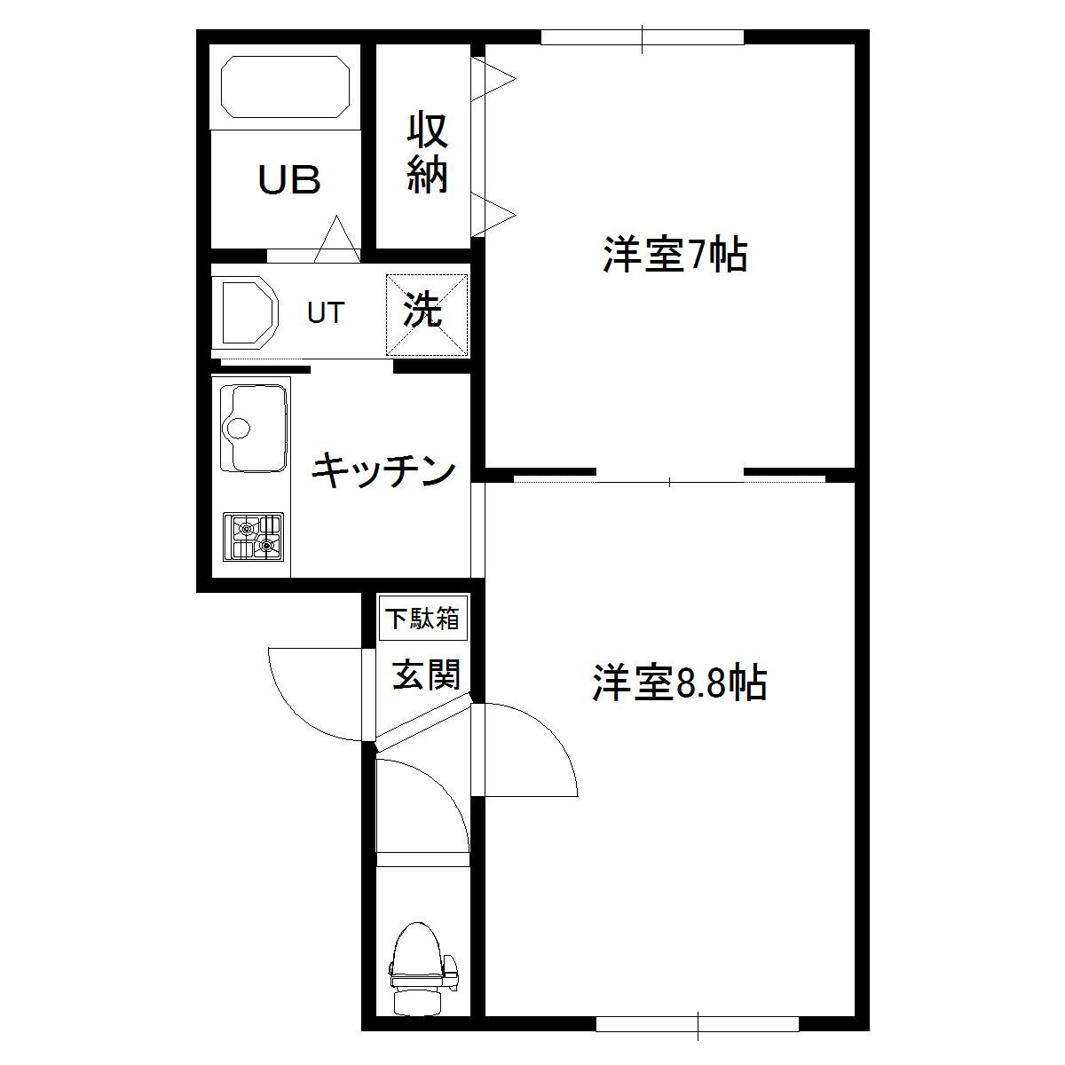 リバティグリーンの物件間取画像