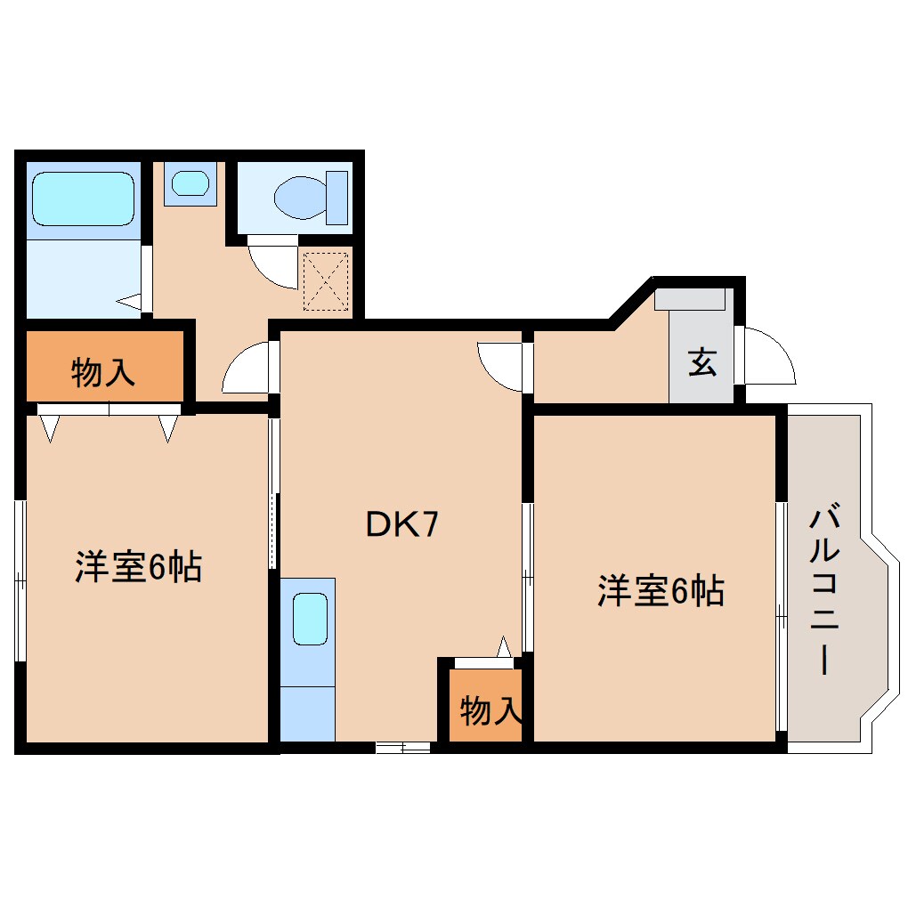 清水駅 バス11分  高橋下車：停歩6分 1階の物件間取画像