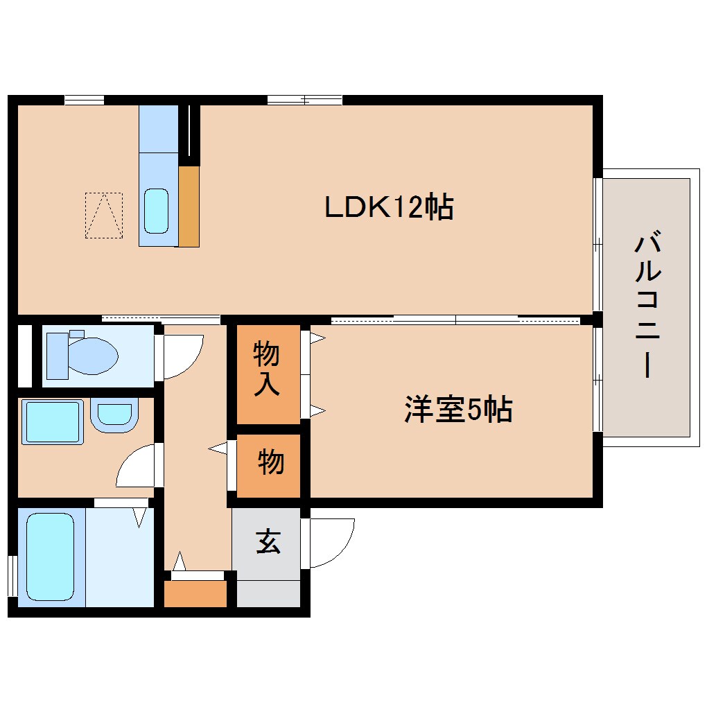 桜橋駅 バス3分  西高町下車：停歩4分 1階の物件間取画像