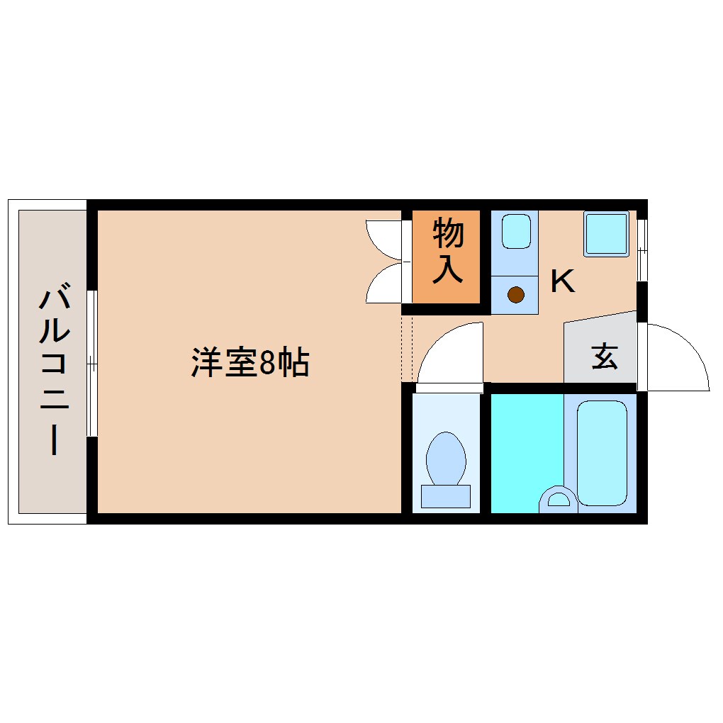 清水駅 バス22分  忠霊塔前下車：停歩6分 2階の物件間取画像