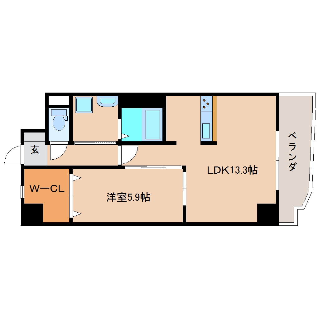 清水駅 バス8分  秋吉町下車：停歩8分 2階の物件間取画像