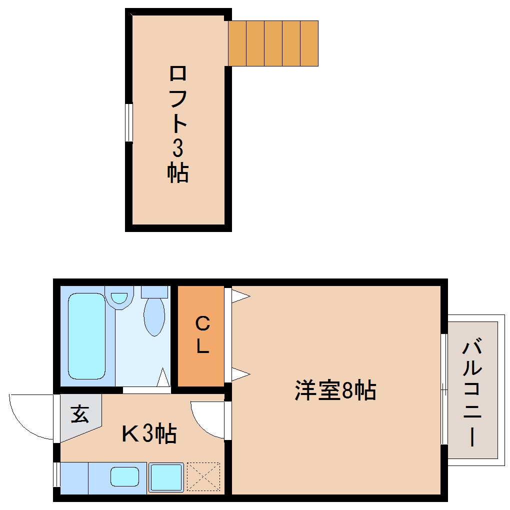 物件間取画像