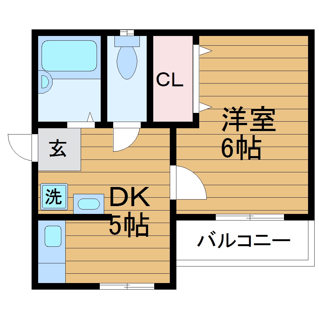 エトワール南高浜の物件間取画像